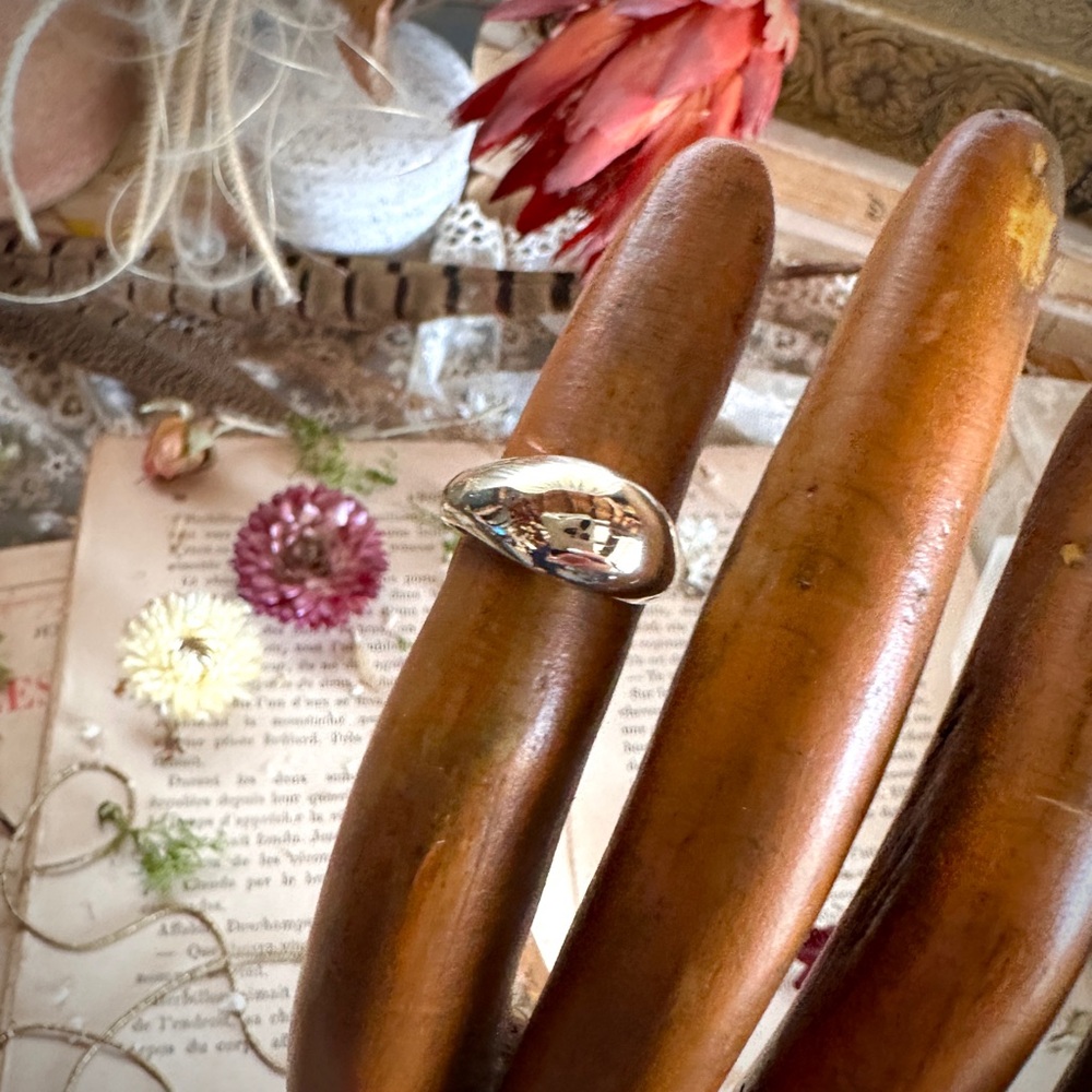 Frontera Solid Brass Signet Ring - image 4